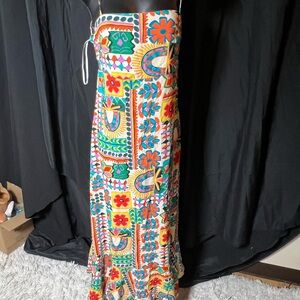 Bohemian Multicolor Maxi Dress